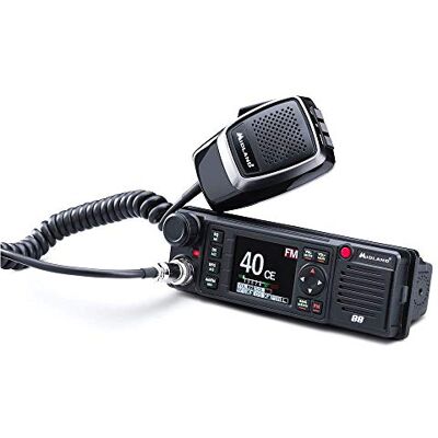 Midland M 88 CB Multistandard M88 M-serie C1435 CB-Radiorakapparat, svart Midland M 88 CB Multistandard M88 M-serie C1435 CB-Radiorakapparat, svart