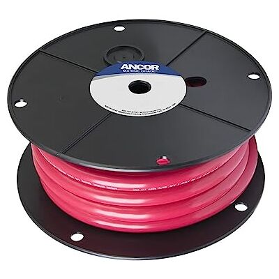 Ancor marin kvalitet primär tråd och batterikabel (röd, 7,6 m, 4/0 AWG) Ancor marin kvalitet primär tråd och batterikabel (röd, 7,6 m, 4/0 AWG)