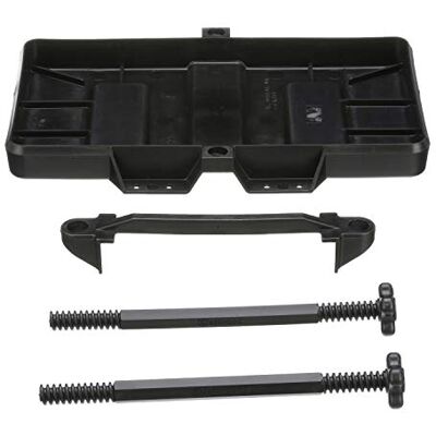 attwood 9098-5 kraftig justerbar batteribricka, justerbar till 23 cm hög, för 27-seriens batterier, svart plast, en storlek attwood 9098-5 kraftig justerbar batteribricka, justerbar till 23 cm hög, för 27-seriens batterier, svart plast, en storlek