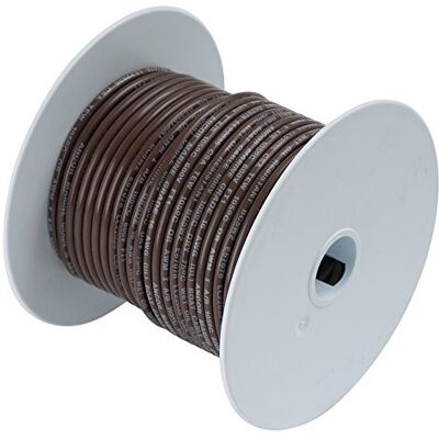 Ancor marin kvalitet primär tråd och batterikabel (brun, 250 fot, 14 AWG) Ancor marin kvalitet primär tråd och batterikabel (brun, 250 fot, 14 AWG)