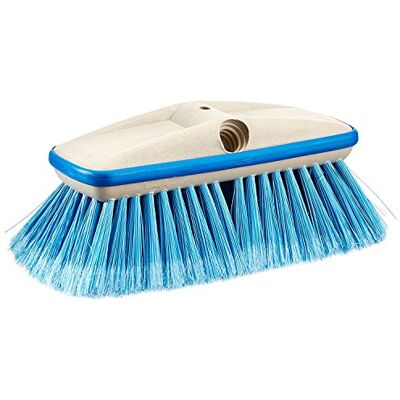 STAR BRITE Premium Wash 20 cm borsthuvud W/lastbil dubbla anslutningar passar både standard 3/4 tums stolpar och förlängnings A-borsthandtag STAR BRITE Premium Wash 20 cm borsthuvud W/lastbil dubbla anslutningar passar både standard 3/4 tums stolpar och förlängnings A-borsthandtag