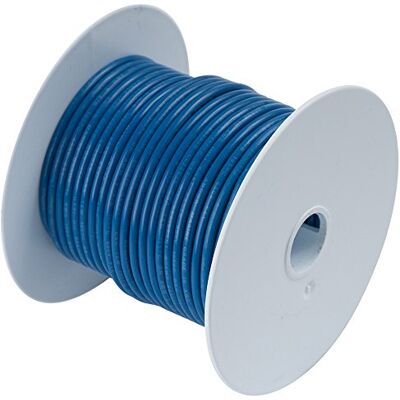 Ancor TINNED koppartråd 12 AWG (3 mm²) blå 100 FT DAN-909, andra, flerfärgad, en storlek Ancor TINNED koppartråd 12 AWG (3 mm²) blå 100 FT DAN-909, andra, flerfärgad, en storlek