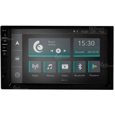 Jf Sound car audio system Universal bilradio 2 Din Android GPS Bluetooth WiFi USB DAB+ Touchscreen 7" 4core Carplay AndroidAuto Jf Sound car audio system Universal bilradio 2 Din Android GPS Bluetooth WiFi USB DAB+ Touchscreen 7" 4core Carplay AndroidAuto