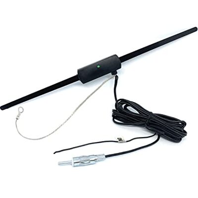 Sound-way Sound Way -Way självhäftande FM-förstärkt antenn för bilradio bil husbil husbil camping svart Sound-way Sound Way -Way självhäftande FM-förstärkt antenn för bilradio bil husbil husbil camping svart