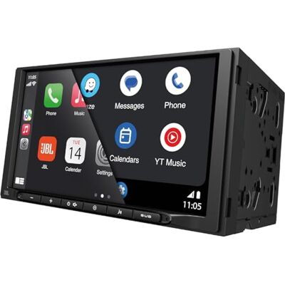 JBL Legend 700 2 DIN bilradio med skärm, CarPlay Android bil, handsfree bilradio med Bluetooth, 7-tums pekskärm, USB/AUX FM/MW, 6-kanals 4V förförstärkningsutgångar med underkontroll JBL Legend 700 2 DIN bilradio med skärm, CarPlay Android bil, handsfree bilradio med Bluetooth, 7-tums pekskärm, USB/AUX FM/MW, 6-kanals 4V förförstärkningsutgångar med underkontroll