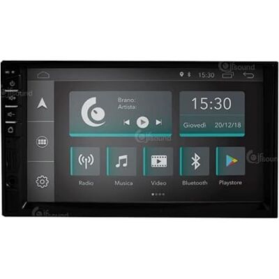 Jf Sound car audio system Universell Bilradio 2DIN Android GPS Bluetooth WiFi USB Full HD Touchscreen Display 7" Easyconnect Jf Sound car audio system Universell Bilradio 2DIN Android GPS Bluetooth WiFi USB Full HD Touchscreen Display 7" Easyconnect