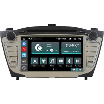 Jf Sound car audio system Specifik bilradio för Hyundai IX35 med standard radiobas Android GPS Bluetooth WiFi USB DAB+ Touchscreen 7" 8core Carplay AndroidAuto Jf Sound car audio system Specifik bilradio för Hyundai IX35 med standard radiobas Android GPS Bluetooth WiFi USB DAB+ Touchscreen 7" 8core Carplay AndroidAuto