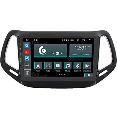 Jf Sound car audio system Costum Fit Bilradio för Jeep Compass Android GPS Bluetooth WiFi USB Full HD Touchscreen Display 9" Easyconnect Processor 8core Röstkontroller Jf Sound car audio system Costum Fit Bilradio för Jeep Compass Android GPS Bluetooth WiFi USB Full HD Touchscreen Display 9" Easyconnect Processor 8core Röstkontroller