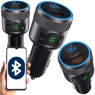 Blow FM-sändare bluetooth QC 3.0 + PD 3.0 bas Blow FM-sändare bluetooth QC 3.0 + PD 3.0 bas
