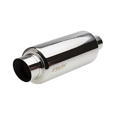 Simoni Racing ESR085 Exhaust Muffler Runded, Inox Simoni Racing ESR085 Exhaust Muffler Runded, Inox