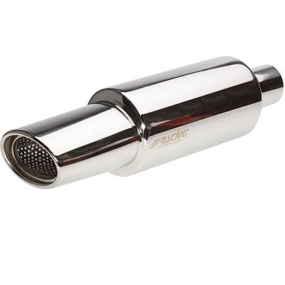 Simoni Racing ESR772 avgasljuddämpare rundad, Inox Simoni Racing ESR772 avgasljuddämpare rundad, Inox