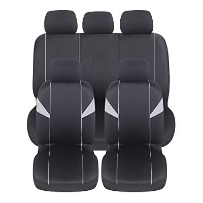 Auto Accessori Lupex Bilstolsöverdrag Universella, Polyestertyg, Sätesskyddsöverdrag, Anpassningsbart överdrag, Ingen Sv (fram och bak, H Grå) Auto Accessori Lupex Bilstolsöverdrag Universella, Polyestertyg, Sätesskyddsöverdrag, Anpassningsbart överdrag, Ingen Sv (fram och bak, H Grå)