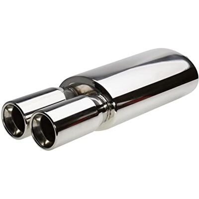 Simoni Racing ESR109 avgasljuddämpare oval, Inox Simoni Racing ESR109 avgasljuddämpare oval, Inox