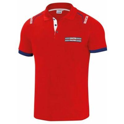 Sparco 01276MRRS3L, Martini Racing Piké, Röd, Standard Unisex Vuxen, Multifärg, 42/50 EU, Flerfärgad Sparco 01276MRRS3L, Martini Racing Piké, Röd, Standard Unisex Vuxen, Multifärg, 42/50 EU, Flerfärgad