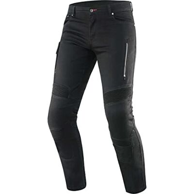 REBELHORN Vandal Twill motorcykelbyxor för män kevlar dupont inlägg knä och höftskydd 2 ventilationskanaler 6 fickor CE-certifierade REBELHORN Vandal Twill motorcykelbyxor för män kevlar dupont inlägg knä och höftskydd 2 ventilationskanaler 6 fickor CE-certifierade