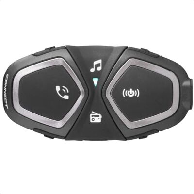 Interphone CONNECT HD Enkel Intercom Motorcykelhjälm, 40 mm, stereohörlurar, pilot, avstånd 300 m, autonomi i 12 timmar, radio, GPS, TFT, IPX67 vattentät Interphone CONNECT HD Enkel Intercom Motorcykelhjälm, 40 mm, stereohörlurar, pilot, avstånd 300 m, autonomi i 12 timmar, radio, GPS, TFT, IPX67 vattentät