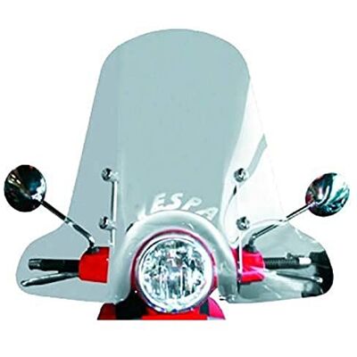 FACO 22361 HÖG PARABREZY + KOMPATIBEL ATTACHMENT MED PIAGGIO VESPA GTS 300 2008 FACO 22361 HÖG PARABREZY + KOMPATIBEL ATTACHMENT MED PIAGGIO VESPA GTS 300 2008