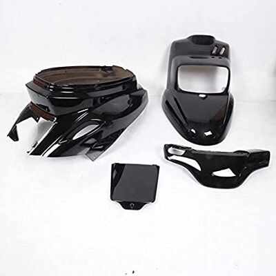 one av Camamoto komplett kit plastkåpa kompatibel med (cod. 77390000 glans svart kompatibel med mbk booster yamaha bw's original one av Camamoto komplett kit plastkåpa kompatibel med (cod. 77390000 glans svart kompatibel med mbk booster yamaha bw's original
