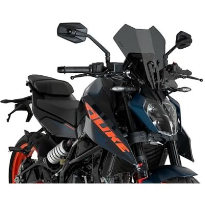 Puig 21998F New Generation Touring Windshield – aerodynamiskt skydd och sportig design för KTM 125 DUKE och KTM 390 DUKE 2024-2025, mörkrökad Puig 21998F New Generation Touring Windshield – aerodynamiskt skydd och sportig design för KTM 125 DUKE och KTM 390 DUKE 2024-2025, mörkrökad