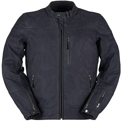 Furygan Clint Evo motorcykel-läderjacka, blå, XL Furygan Clint Evo motorcykel-läderjacka, blå, XL