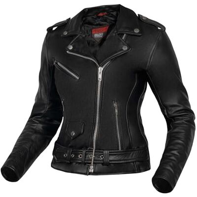 OZONE MOTO Läderjacka ozon ramar ledig svart DS Svart OZONE MOTO Läderjacka ozon ramar ledig svart DS Svart