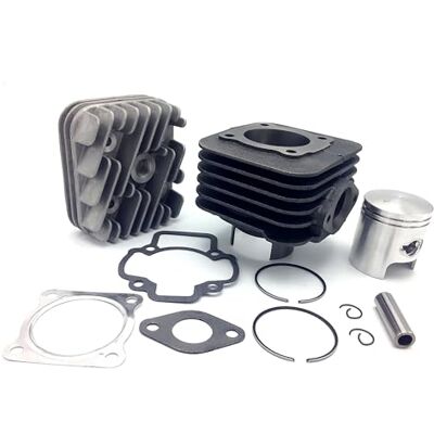 one BY CAMAMOTO 70cc Cylinder Termisk gruppsats för Piaggio Liberty, Vespa ET2, dragkedja, Gilera Typhoon, Storm, Stalker, Scarabeo diameter 47 mm, komplett huvud, kolv och beslag one BY CAMAMOTO 70cc Cylinder Termisk gruppsats för Piaggio Liberty, Vespa ET2, dragkedja, Gilera Typhoon, Storm, Stalker, Scarabeo diameter 47 mm, komplett huvud, kolv och beslag