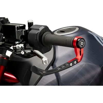 Puig 21994R kopplingsspak skydd RAW motvikt – robust design och universell passform, röd Puig 21994R kopplingsspak skydd RAW motvikt – robust design och universell passform, röd