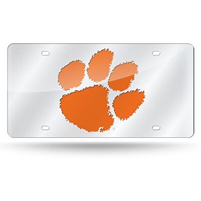Rico Industries NCAA Clemson Tigers laserinlagd metall registreringsskylt tagg Rico Industries NCAA Clemson Tigers laserinlagd metall registreringsskylt tagg