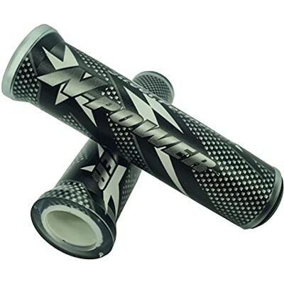 one by Camamoto motorcykelhandtag (torsk 77344210B kit set par flash knoppar svart/grå färg kompatibel med motorcykel scooter enkel installation, ø sx 22 mm/dx 25 mm lång. 120 mm) one by Camamoto motorcykelhandtag (torsk 77344210B kit set par flash knoppar svart/grå färg kompatibel med motorcykel scooter enkel installation, ø sx 22 mm/dx 25 mm lång. 120 mm)