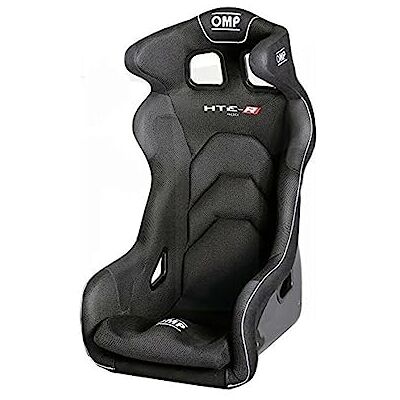 OMP racingsäte, HTE-R 400, FIA-godkänd, sidostöd, seleöppningar, glasfiber, svart, vardera OMP racingsäte, HTE-R 400, FIA-godkänd, sidostöd, seleöppningar, glasfiber, svart, vardera
