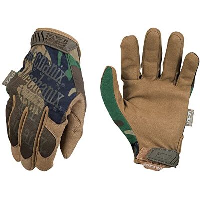 Mechanix Wear – original Woodland kamouflagehandskar (stor, kamouflage) MG Klassiska mångsidiga handskar, säker passform flexibelt grepp, hållbart syntetiskt läderhandflata; militär, sport Mechanix Wear – original Woodland kamouflagehandskar (stor, kamouflage) MG Klassiska mångsidiga handskar, säker passform flexibelt grepp, hållbart syntetiskt läderhandflata; militär, sport