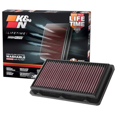 K&N högflöde original livstid motorluftfilter: Öka kraft: Tvättbar: Kompatibel med HYUNDAI/KIA: Santa Cruz, Santa FE, Sonata, Staria, Tucson, karneval, K5, Sedona, Sorento, Sportage, 33-5108 K&N högflöde original livstid motorluftfilter: Öka kraft: Tvättbar: Kompatibel med HYUNDAI/KIA: Santa Cruz, Santa FE, Sonata, Staria, Tucson, karneval, K5, Sedona, Sorento, Sportage, 33-5108