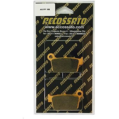 ACCOSSATO bromsbelag agpp106or, noll > Xu ZF5.7, (2013) ACCOSSATO bromsbelag agpp106or, noll > Xu ZF5.7, (2013)