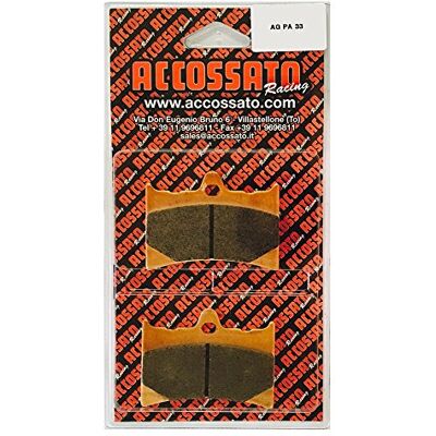 ACCOSSATO bromsbelag agpa33st, KTM > MX 500, 500 (1987) ACCOSSATO bromsbelag agpa33st, KTM > MX 500, 500 (1987)