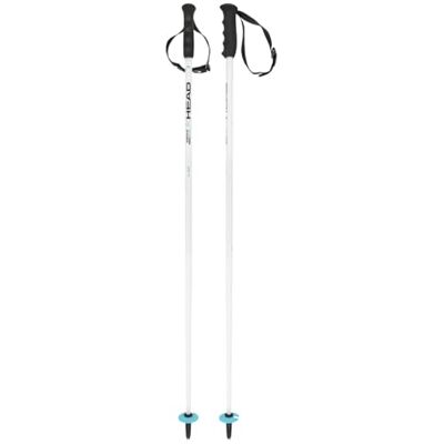 HEAD Unisex ungdomlig världskopp SL JR skidstavar, vit/svart/hastighet blå, 105 HEAD Unisex ungdomlig världskopp SL JR skidstavar, vit/svart/hastighet blå, 105