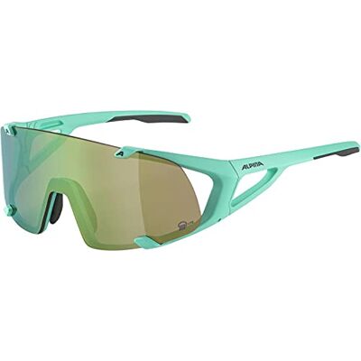 ALPINA Unisex Vuxna, HAWKEYE S Q-LITE Sportglasögon, turquoise matt, One Size ALPINA Unisex Vuxna, HAWKEYE S Q-LITE Sportglasögon, turquoise matt, One Size