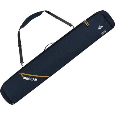 Unigear Dubbel vadderad skidväska, snowboardväska för 1-2 par skidor 165/175 cm Unigear Dubbel vadderad skidväska, snowboardväska för 1-2 par skidor 165/175 cm