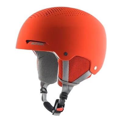 ALPINA Unisex Barn, ZUPO Skidhjälm, pumpkin-orange matt, 48-52 cm ALPINA Unisex Barn, ZUPO Skidhjälm, pumpkin-orange matt, 48-52 cm
