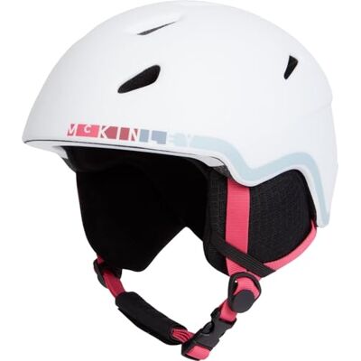 Mc Kinley Mckinley Pulse HS-016 Skidhjälm för barn, White/Blue Ice/Rose, S Mc Kinley Mckinley Pulse HS-016 Skidhjälm för barn, White/Blue Ice/Rose, S