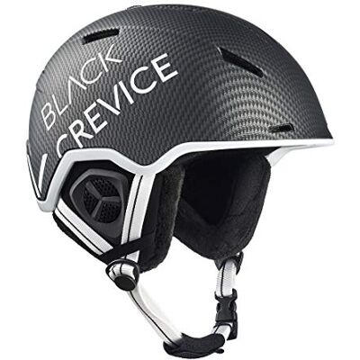 Black Crevice unisex – vuxna skidhjälm Vail, black carbonvit, M (55-58 cm) Black Crevice unisex – vuxna skidhjälm Vail, black carbonvit, M (55-58 cm)