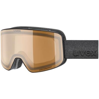 Uvex pyrit P, Skidglasögon unisex – vuxen, schwarz matt dl/pola-klar, one size Uvex pyrit P, Skidglasögon unisex – vuxen, schwarz matt dl/pola-klar, one size