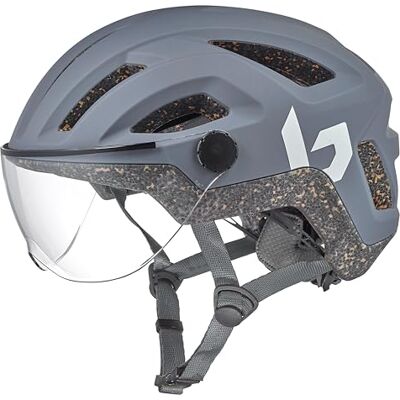 Bollé Eco React Visor Hjälm, Vuxna Unisex, Cool Grå Matte, M Bollé Eco React Visor Hjälm, Vuxna Unisex, Cool Grå Matte, M