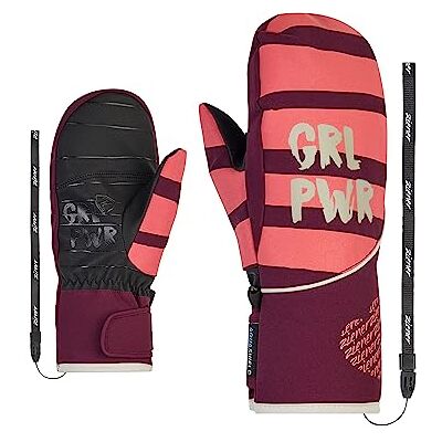 Ziener Flicka LIWANI skidvant/vintersport vattentät, primaloft, moderiktig, sammet röd, 6,5 Ziener Flicka LIWANI skidvant/vintersport vattentät, primaloft, moderiktig, sammet röd, 6,5