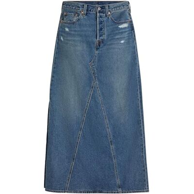 Levi's Ikonisk lång kjol för kvinnor W/Slit Verified Vintage SKI 23, Verified vintage skidor, 23 Levi's Ikonisk lång kjol för kvinnor W/Slit Verified Vintage SKI 23, Verified vintage skidor, 23