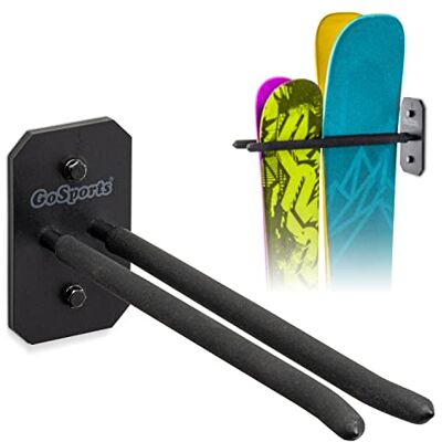 GoSports väggmonterat skid- och snowboardförvaringsställ – rymmer 2 par skidor eller 1 snowboard GoSports väggmonterat skid- och snowboardförvaringsställ – rymmer 2 par skidor eller 1 snowboard