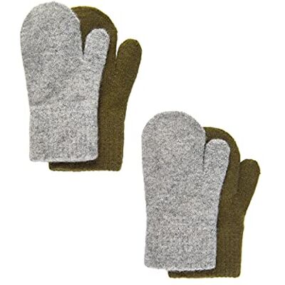 Celavi Unisex barn Magic Mitten Vantar, militär oliv, 1 Celavi Unisex barn Magic Mitten Vantar, militär oliv, 1