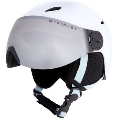 Mc Kinley Mckinley Pulse S2 Visor HS-016 Skidhjälm för barn, White/Blue Ice/Rose, S Mc Kinley Mckinley Pulse S2 Visor HS-016 Skidhjälm för barn, White/Blue Ice/Rose, S
