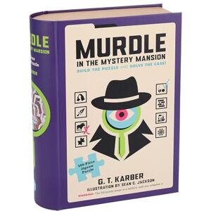 Chronicle Books Murdle in the Mystery Mansion 500-Piece Jigsaw Puzzle Chronicle Books Murdle in the Mystery Mansion 500-Piece Jigsaw Puzzle