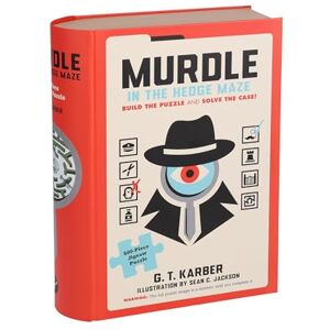 Chronicle Books Murdle in the Hedge Maze 500-Piece Jigsaw Puzzle Chronicle Books Murdle in the Hedge Maze 500-Piece Jigsaw Puzzle