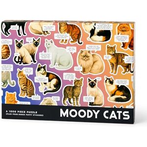 Brass Monkey Moody Cats 1000 Piece Puzzle Brass Monkey Moody Cats 1000 Piece Puzzle